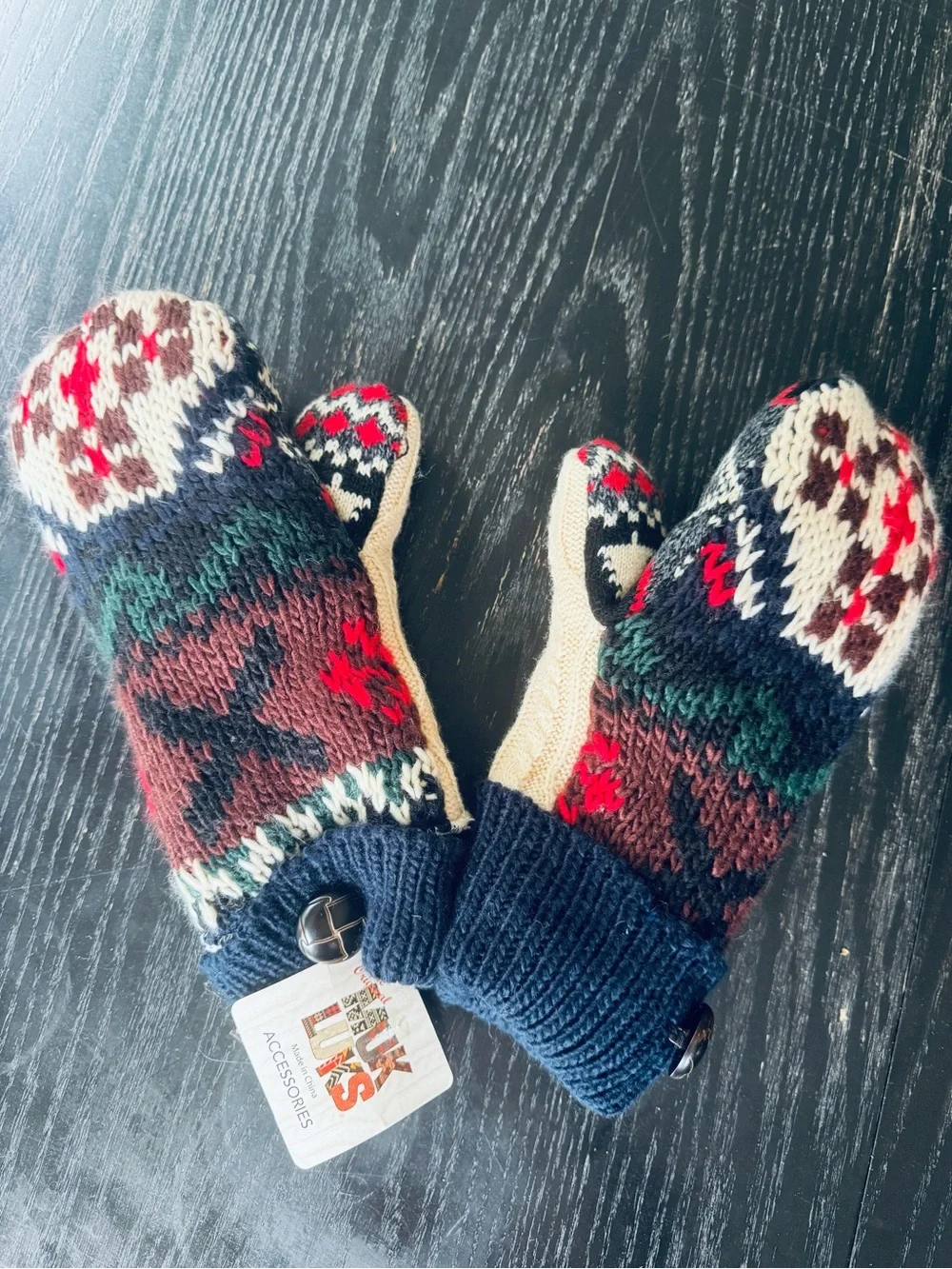 New MUK LUKS Thick Gloves Mittens